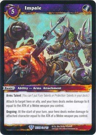 Impale 59 197 Rare WOW Reign of Fire Impale 59 197 Rare WOW Reign of Fire