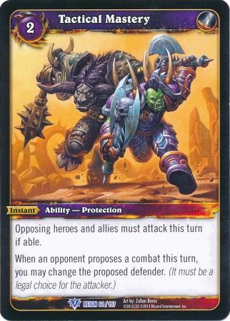 Tactical Mastery 60 197 Rare WOW Reign of Fire Tactical Mastery 60 197 Rare WOW Reign of Fire