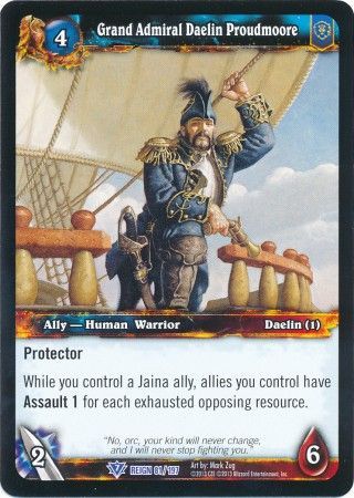 Grand Admiral Daelin Proudmoore 81 197 Rare Grand Admiral Daelin Proudmoore 81 197 Rare