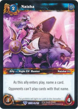 Naisha 90 197 Rare WOW Reign of Fire Naisha 90 197 Rare WOW Reign of Fire