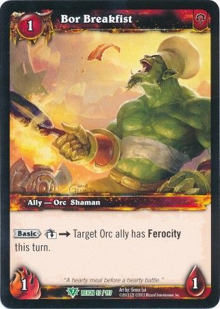 Bor Breakfist 97 197 Uncommon WOW Reign of Fire Bor Breakfist 97 197 Uncommon WOW Reign of Fire