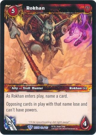 Rokhan 109 197 Rare WOW Reign of Fire Rokhan 109 197 Rare WOW Reign of Fire