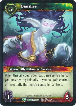 Banshee 122 197 Uncommon WOW Reign of Fire Banshee 122 197 Uncommon WOW Reign of Fire