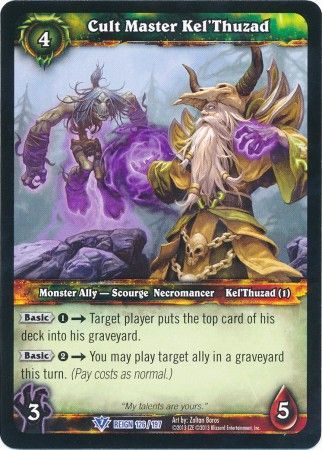 Cult Master Kel Thuzad 126 197 Rare Cult Master Kel Thuzad 126 197 Rare
