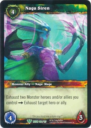 Naga Siren 146 197 Uncommon WOW Reign of Fire Naga Siren 146 197 Uncommon WOW Reign of Fire