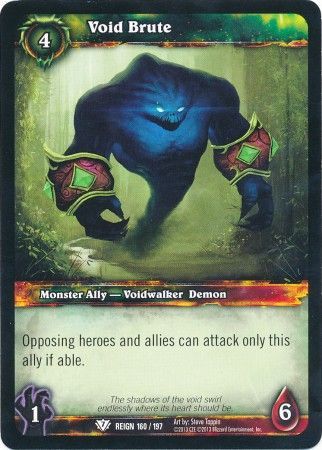 Void Brute 160 197 Common WOW Reign of Fire Void Brute 160 197 Common WOW Reign of Fire