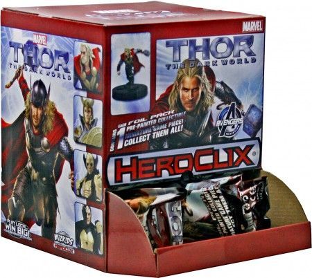 Thor The Dark World Gravity Feed Display Box of 24 Packs Marvel Heroclix Heroclix Sealed Product Thor The Dark World Gravity Feed Display Box of 24 Packs Marvel Heroclix Heroclix Sealed Product