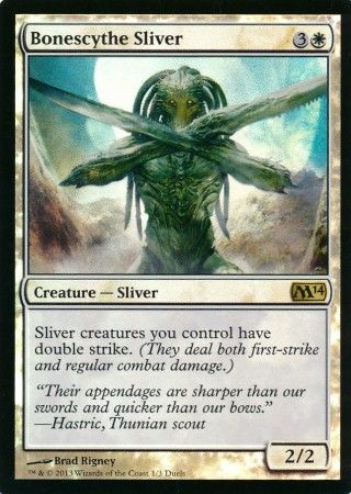 Bonescythe Sliver DOTP 2014 Foil Promo Xbox Live Magic The Gathering Promo Cards Bonescythe Sliver DOTP 2014 Foil Promo Xbox Live Magic The Gathering Promo Cards
