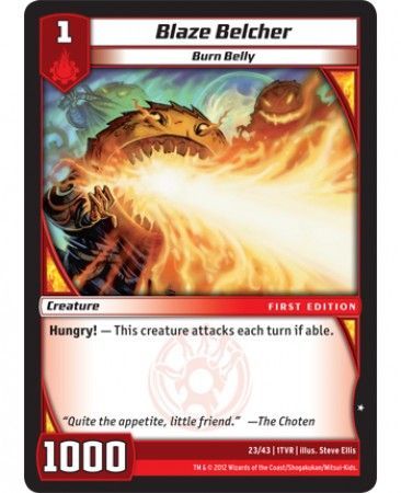 Blaze Belcher 23 43 Common Kaijudo Tatsurion vs Razorkinder Battle Decks 1TVR Blaze Belcher 23 43 Common Kaijudo Tatsurion vs Razorkinder Battle Decks 1TVR