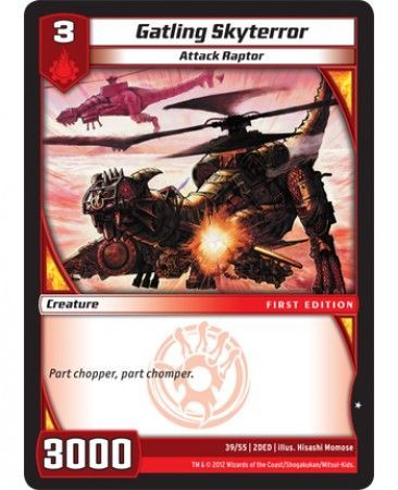 Gatling Skyterror 39 55 Common Kaijudo The Dojo Edition 2DED Gatling Skyterror 39 55 Common Kaijudo The Dojo Edition 2DED