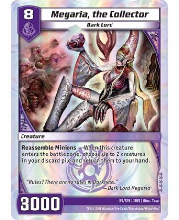 Megaria the Collector S9 S15 Super Rare Kaijudo Rise of the Duel Masters 3RIS Megaria the Collector S9 S15 Super Rare Kaijudo Rise of the Duel Masters 3RIS
