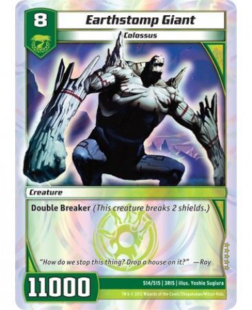 Earthstomp Giant S14 S15 Super Rare Kaijudo Rise of the Duel Masters 3RIS Earthstomp Giant S14 S15 Super Rare Kaijudo Rise of the Duel Masters 3RIS