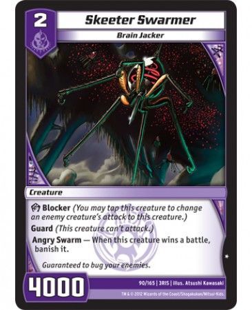 Skeeter Swarmer 90 165 Common Kaijudo Rise of the Duel Masters 3RIS Skeeter Swarmer 90 165 Common Kaijudo Rise of the Duel Masters 3RIS