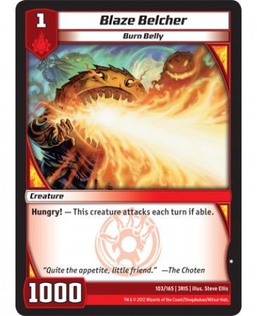 Blaze Belcher 103 165 Common Kaijudo Rise of the Duel Masters 3RIS Blaze Belcher 103 165 Common Kaijudo Rise of the Duel Masters 3RIS