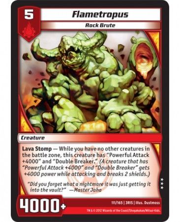 Flametropus 111 165 Rare Kaijudo Rise of the Duel Masters 3RIS Flametropus 111 165 Rare Kaijudo Rise of the Duel Masters 3RIS
