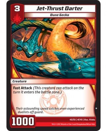 Jet Thrust Darter 40 55 Common Kaijudo Evo Fury 4EVO Jet Thrust Darter 40 55 Common Kaijudo Evo Fury 4EVO