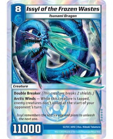 Issyl of the Frozen Wastes S2 S5 Super Rare Kaijudo DragonStrike Infernus 6DSI Issyl of the Frozen Wastes S2 S5 Super Rare Kaijudo DragonStrike Infernus 6DSI
