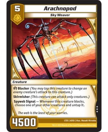 Arachnopod 1 55 Rare Kaijudo DragonStrike Infernus 6DSI Arachnopod 1 55 Rare Kaijudo DragonStrike Infernus 6DSI