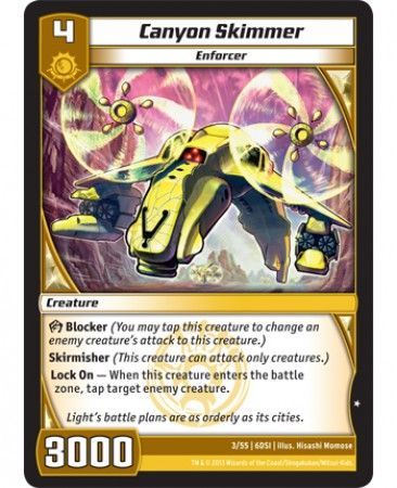 Canyon Skimmer 3 55 Common Kaijudo DragonStrike Infernus 6DSI Canyon Skimmer 3 55 Common Kaijudo DragonStrike Infernus 6DSI