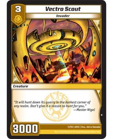 Vectro Scout 11 55 Common Kaijudo DragonStrike Infernus 6DSI Vectro Scout 11 55 Common Kaijudo DragonStrike Infernus 6DSI