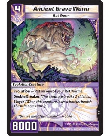 Ancient Grave Worm 23 55 Uncommon Kaijudo DragonStrike Infernus 6DSI Ancient Grave Worm 23 55 Uncommon Kaijudo DragonStrike Infernus 6DSI