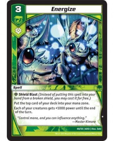 Energize 48 55 Common Kaijudo DragonStrike Infernus 6DSI Energize 48 55 Common Kaijudo DragonStrike Infernus 6DSI