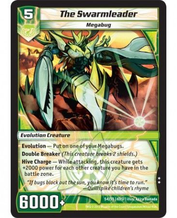 The Swarmleader 54 55 Uncommon Kaijudo DragonStrike Infernus 6DSI The Swarmleader 54 55 Uncommon Kaijudo DragonStrike Infernus 6DSI