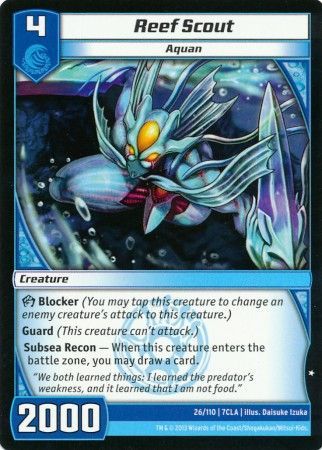 Reef Scout 26 110 Common Kaijudo Clash of the Duel Masters 7CLA Reef Scout 26 110 Common Kaijudo Clash of the Duel Masters 7CLA