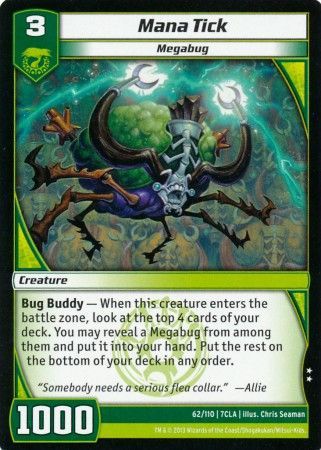 Mana Tick 62 110 Uncommon Kaijudo Clash of the Duel Masters 7CLA Mana Tick 62 110 Uncommon Kaijudo Clash of the Duel Masters 7CLA