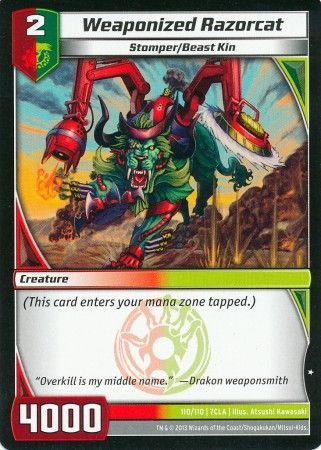Weaponized Razorcat 110 110 Common Weaponized Razorcat 110 110 Common