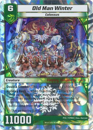 Old Man Winter P15 Y1 Promo Kaijudo Promos Old Man Winter P15 Y1 Promo Kaijudo Promos