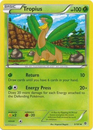 Tropius 5 101 Uncommon Tropius 5 101 Uncommon