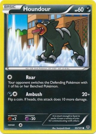 Houndour 55 101 Common Black White 10 Plasma Blast Singles Houndour 55 101 Common Black White 10 Plasma Blast Singles