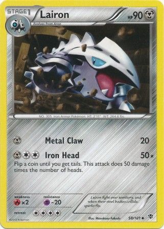 Lairon 58 101 Uncommon Black White 10 Plasma Blast Singles Lairon 58 101 Uncommon Black White 10 Plasma Blast Singles