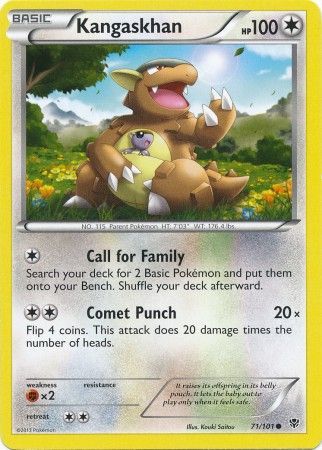 Pokemon Card Kangaskhan Family Tournament Promo