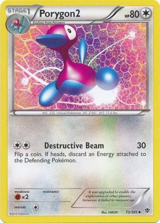 Porygon2 73 101 Uncommon Black White 10 Plasma Blast Singles Porygon2 73 101 Uncommon Black White 10 Plasma Blast Singles
