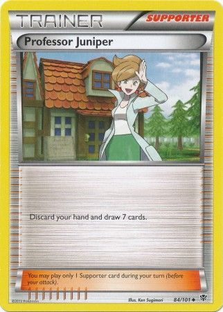 Professor Juniper 84 101 Uncommon Black White 10 Plasma Blast Singles Professor Juniper 84 101 Uncommon Black White 10 Plasma Blast Singles
