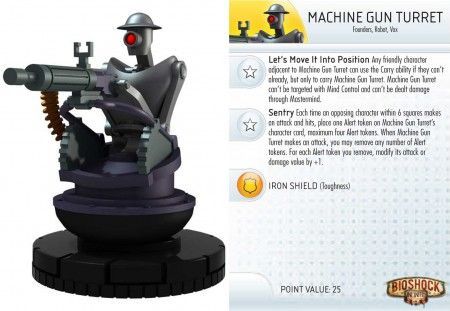 Machine Gun Turret 002 Bioshock Infinite Heroclix BioShock Infinite Gravity Feed Machine Gun Turret 002 Bioshock Infinite Heroclix BioShock Infinite Gravity Feed