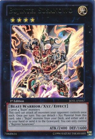 Bujintei Susanowo JOTL EN057 Ultra Rare 1st Edition Judgment of the Light 1st Edition Singles Bujintei Susanowo JOTL EN057 Ultra Rare 1st Edition Judgment of the Light 1st Edition Singles