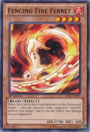 Fencing Fire Ferret JOTL EN097 Common 1st Edition Judgment of the Light 1st Edition Singles Fencing Fire Ferret JOTL EN097 Common 1st Edition Judgment of the Light 1st Edition Singles