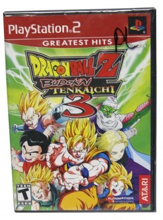 budokai tenkaichi 3 ps2 for sale