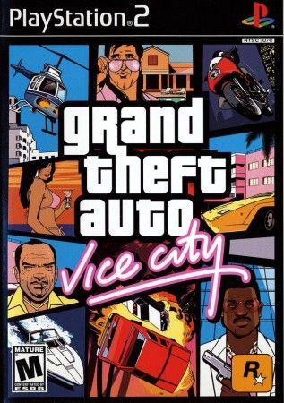 Grand Theft Auto Vice City Playstation 2 Sony Playstation 2 PS2 Grand Theft Auto Vice City Playstation 2 Sony Playstation 2 PS2