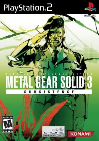 Metal Gear Solid 3 Subsistence Playstation 2 Sony Playstation 2 PS2 Metal Gear Solid 3 Subsistence Playstation 2 Sony Playstation 2 PS2