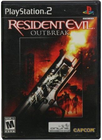 Resident Evil Outbreak Playstation 2 Sony Playstation 2 PS2 Resident Evil Outbreak Playstation 2 Sony Playstation 2 PS2