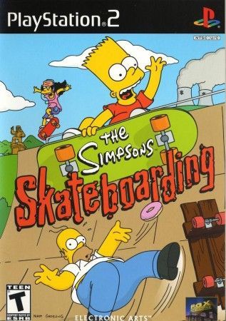 The Simpsons Skateboarding Playstation 2 Sony Playstation 2 PS2 The Simpsons Skateboarding Playstation 2 Sony Playstation 2 PS2