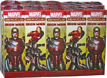 Invincible Iron Man Case of 2 Booster Bricks Marvel Heroclix Heroclix Sealed Product Invincible Iron Man Case of 2 Booster Bricks Marvel Heroclix Heroclix Sealed Product