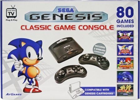 AtGames SEGA Classic Video Game Console With 80 Built-In Games (Hyperk