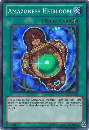 Amazoness Heirloom DREV EN087 Super Rare Unlimited Duelist Revolution Unlimited Singles Amazoness Heirloom DREV EN087 Super Rare Unlimited Duelist Revolution Unlimited Singles