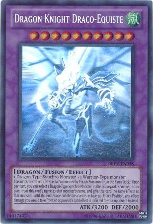 Yugioh LP DREV-EN038 Ultra Rare Dragon Knight Draco-Equiste 