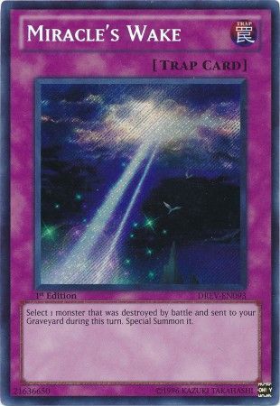 Miracle s Wake DREV EN093 Secret Rare Unlimited Miracle s Wake DREV EN093 Secret Rare Unlimited